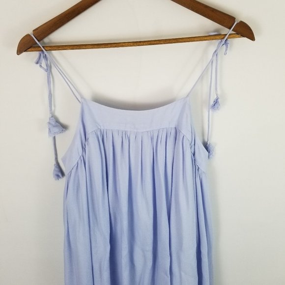 Morgan Carper Cornflower Ruffled Hem Midi Dress - Picture 4 of 11